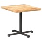 vidaXL Bistrotisch Quadratisch 80x80x75 cm Raues Mangoholz vidaXL Bistrotisch Quadratisch 80x80x75 cm Raues Mangoholz