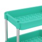 vidaXL Küchenwagen 5 Etagen Türkis 42x29x128 cm Eisen und ABS vidaXL Küchenwagen 5 Etagen Türkis 42x29x128 cm Eisen und ABS