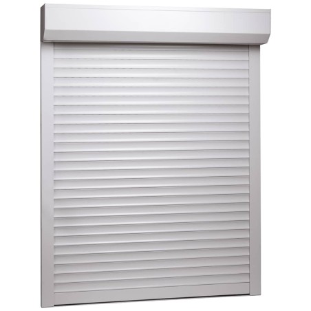 vidaXL Rollladen Aluminium 100x130 cm Weiß