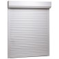 vidaXL Rollladen Aluminium 100x130 cm Weiß vidaXL Rollladen Aluminium 100x130 cm Weiß