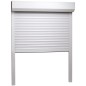 vidaXL Rollladen Aluminium 100x130 cm Weiß vidaXL Rollladen Aluminium 100x130 cm Weiß