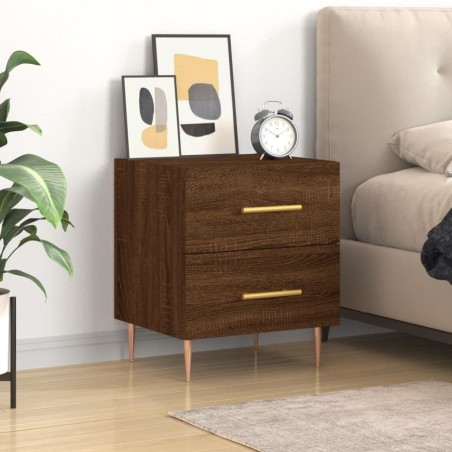vidaXL Nachttisch Braune Eiche 40x35x47,5 cm Holzwerkstoff