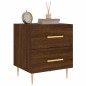 vidaXL Nachttisch Braune Eiche 40x35x47,5 cm Holzwerkstoff vidaXL Nachttisch Braune Eiche 40x35x47,5 cm Holzwerkstoff
