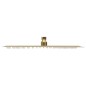 vidaXL Regenbrause Edelstahl 40x40 cm Quadrat Golden vidaXL Regenbrause Edelstahl 40x40 cm Quadrat Golden