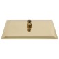 vidaXL Regenbrause Edelstahl 40x40 cm Quadrat Golden vidaXL Regenbrause Edelstahl 40x40 cm Quadrat Golden