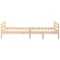 vidaXL Massivholzbett 75x190 cm Kiefer vidaXL Massivholzbett 75x190 cm Kiefer