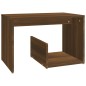 vidaXL Beistelltisch Braun Eichen-Optik 59x36x38 cm Holzwerkstoff vidaXL Beistelltisch Braun Eichen-Optik 59x36x38 cm Holzwerkstoff