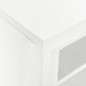 vidaXL Schrank mit Schiebetür Weiß 90x40x90 cm Stahl vidaXL Schrank mit Schiebetür Weiß 90x40x90 cm Stahl