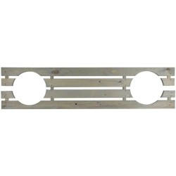 Esschert Design Bank für 2 Blumentöpfe 180 cm NG71 