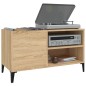 vidaXL Plattenschrank Sonoma-Eiche 84,5x38x48 cm Holzwerkstoff vidaXL Plattenschrank Sonoma-Eiche 84,5x38x48 cm Holzwerkstoff