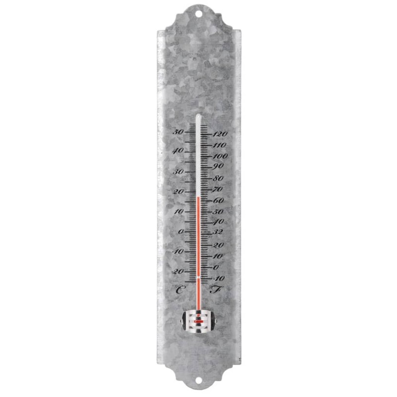 Esschert Design Wandthermometer Recyclingblech 30 cm OZ10 Esschert Design Wandthermometer Recyclingblech 30 cm OZ10