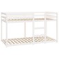 vidaXL Etagenbett Weiß 90x190 cm Massivholz Kiefer vidaXL Etagenbett Weiß 90x190 cm Massivholz Kiefer