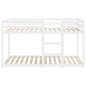 vidaXL Etagenbett Weiß 90x190 cm Massivholz Kiefer vidaXL Etagenbett Weiß 90x190 cm Massivholz Kiefer
