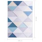 vidaXL Teppich Bedruckt Mehrfarbig 160x230 cm Stoff vidaXL Teppich Bedruckt Mehrfarbig 160x230 cm Stoff