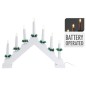 Ambiance Kerzenbrücke mit 7 LEDs Weiß Ambiance Kerzenbrücke mit 7 LEDs Weiß