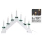 Ambiance Kerzenbrücke mit 7 LEDs Weiß Ambiance Kerzenbrücke mit 7 LEDs Weiß
