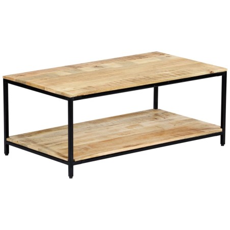 vidaXL Couchtisch 110 x 60 x 45 cm Massivholz Mango