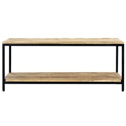 vidaXL Couchtisch 110 x 60 x 45 cm Massivholz Mango