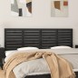 vidaXL Wand-Kopfteil Schwarz 186x3x63 cm Massivholz Kiefer vidaXL Wand-Kopfteil Schwarz 186x3x63 cm Massivholz Kiefer
