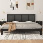 vidaXL Wand-Kopfteil Schwarz 186x3x63 cm Massivholz Kiefer vidaXL Wand-Kopfteil Schwarz 186x3x63 cm Massivholz Kiefer