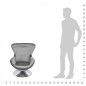 vidaXL Sessel in Ei-Form Silbern vidaXL Sessel in Ei-Form Silbern