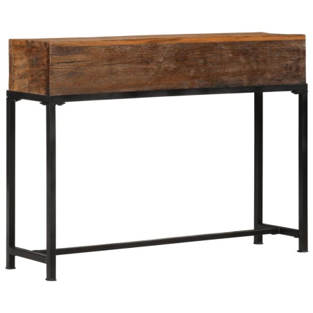 vidaXL Konsolentisch 110x30x80 cm Altholz Massiv 