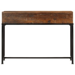 vidaXL Konsolentisch 110x30x80 cm Altholz Massiv 