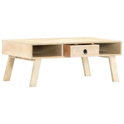 vidaXL Couchtisch 100×60×40 cm Mango Massivholz