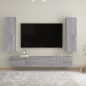 vidaXL TV-Wandschrank Grau Sonoma 30,5x30x110 cm vidaXL TV-Wandschrank Grau Sonoma 30,5x30x110 cm