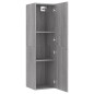 vidaXL TV-Wandschrank Grau Sonoma 30,5x30x110 cm vidaXL TV-Wandschrank Grau Sonoma 30,5x30x110 cm