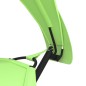 Outdoor-Loungebett mit Dach Grün Stahl und Oxford-Stoff Outdoor-Loungebett mit Dach Grün Stahl und Oxford-Stoff
