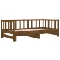 vidaXL Tagesbett Ausziehbar Honigbraun 2x(80x200) cm Massivholz Kiefer vidaXL Tagesbett Ausziehbar Honigbraun 2x(80x200) cm Massivholz Kiefer