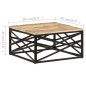 vidaXL Couchtisch 68 x 68 x 35 cm Massivholz Mango vidaXL Couchtisch 68 x 68 x 35 cm Massivholz Mango