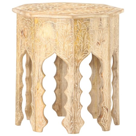 vidaXL Beistelltisch Ø48 cm Massivholz Mango