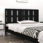 vidaXL Bett-Kopfteil Schwarz 155,5x4x100 cm Massivholz Kiefer vidaXL Bett-Kopfteil Schwarz 155,5x4x100 cm Massivholz Kiefer