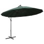 vidaXL Ampelschirm Grün 3 m Aluminium-Mast vidaXL Ampelschirm Grün 3 m Aluminium-Mast