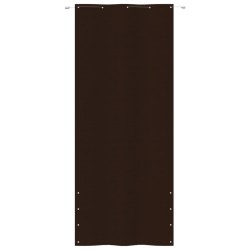 vidaXL Balkon-Sichtschutz Braun 100x240 cm Oxford-Gewebe