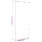 vidaXL Balkon-Sichtschutz Braun 100x240 cm Oxford-Gewebe vidaXL Balkon-Sichtschutz Braun 100x240 cm Oxford-Gewebe