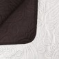 vidaXL Zweiseitige Tagesdecke Gesteppt 230 x 260 cm Creme und Braun vidaXL Zweiseitige Tagesdecke Gesteppt 230 x 260 cm Creme und Braun