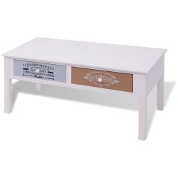 vidaXL Couchtisch Französischer Stil Holz 