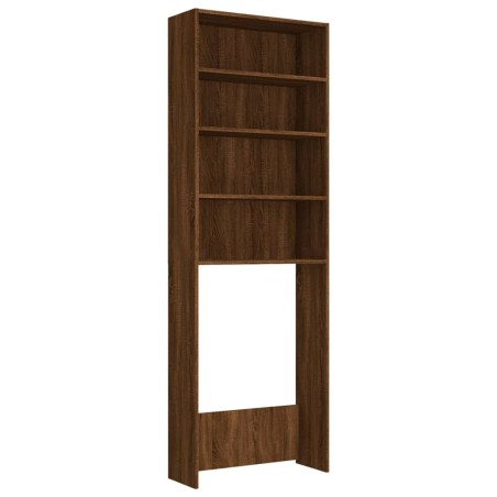 vidaXL Waschmaschinenschrank Braun Eichen-Optik 64x24x190 cm
