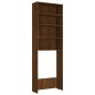 vidaXL Waschmaschinenschrank Braun Eichen-Optik 64x24x190 cm vidaXL Waschmaschinenschrank Braun Eichen-Optik 64x24x190 cm