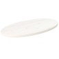 vidaXL Tischplatte Weiß 60x30x2,5 cm Massivholz Kiefer Oval vidaXL Tischplatte Weiß 60x30x2,5 cm Massivholz Kiefer Oval