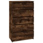 vidaXL Schubladenschrank Räuchereiche 60x36x103 cm Holzwerkstoff vidaXL Schubladenschrank Räuchereiche 60x36x103 cm Holzwerkstoff