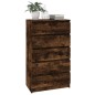 vidaXL Schubladenschrank Räuchereiche 60x36x103 cm Holzwerkstoff vidaXL Schubladenschrank Räuchereiche 60x36x103 cm Holzwerkstoff