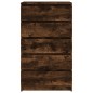 vidaXL Schubladenschrank Räuchereiche 60x36x103 cm Holzwerkstoff vidaXL Schubladenschrank Räuchereiche 60x36x103 cm Holzwerkstoff
