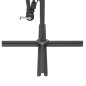 vidaXL Ampelschirm Burgunderrot 3 m Aluminium-Mast vidaXL Ampelschirm Burgunderrot 3 m Aluminium-Mast