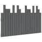 vidaXL Wand-Kopfteil Grau 127,5x3x80 cm Massivholz Kiefer vidaXL Wand-Kopfteil Grau 127,5x3x80 cm Massivholz Kiefer