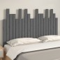 vidaXL Wand-Kopfteil Grau 127,5x3x80 cm Massivholz Kiefer vidaXL Wand-Kopfteil Grau 127,5x3x80 cm Massivholz Kiefer