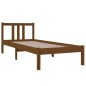 vidaXL Massivholzbett Honigbraun 75x190 cm vidaXL Massivholzbett Honigbraun 75x190 cm